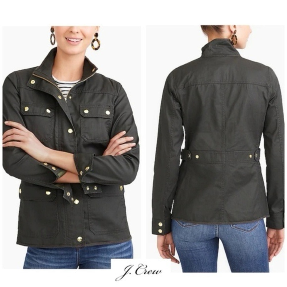 J. Crew The Downtown Field Utility Jacket Size Small